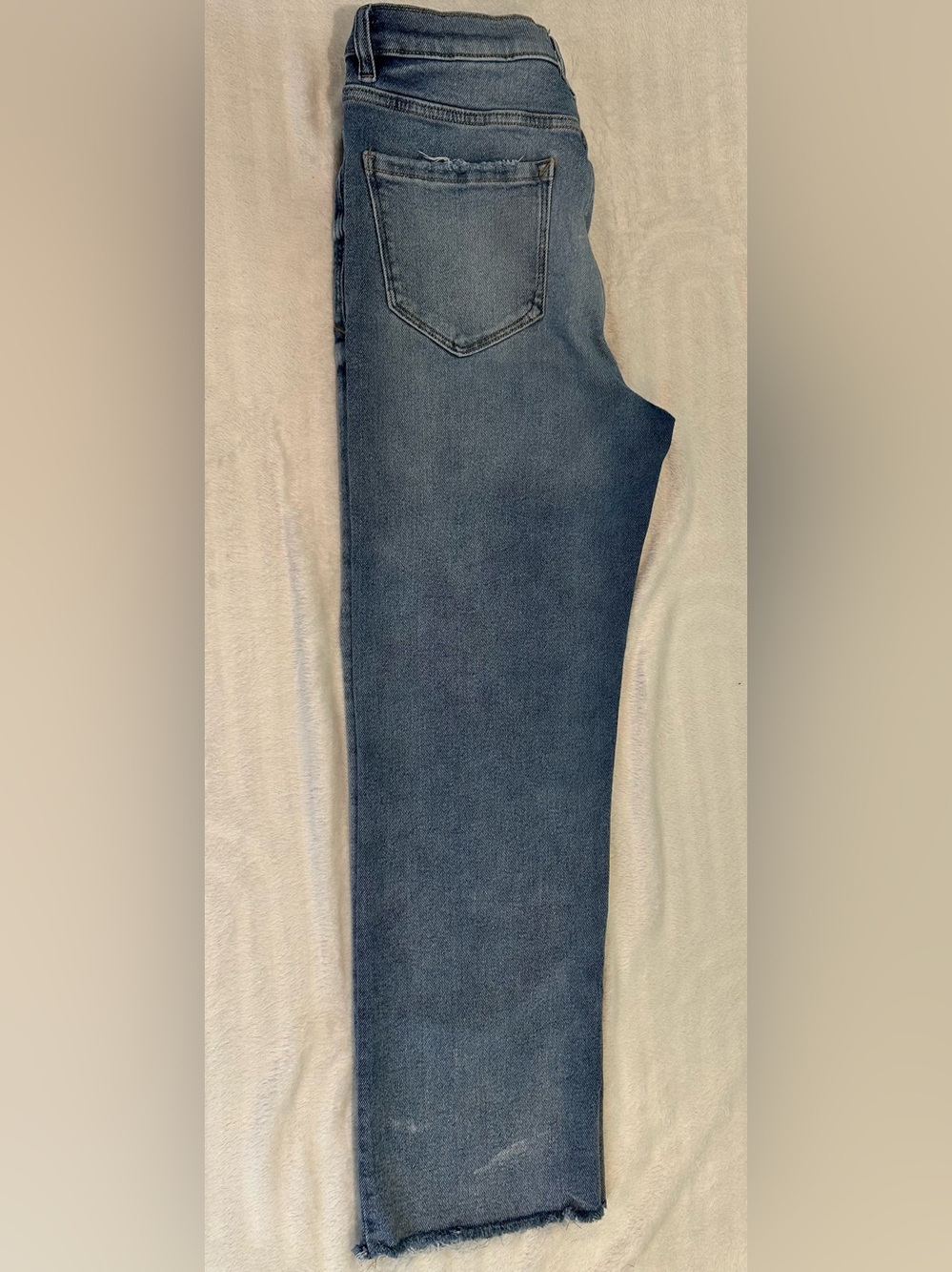 Kensie Light Blue Cropped High-Rise Skinny Jeans - Picture 4 of 5